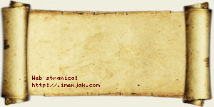 Dina Strinić vizit kartica